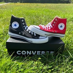 Red and Black Chuck Taylor All Star High Top